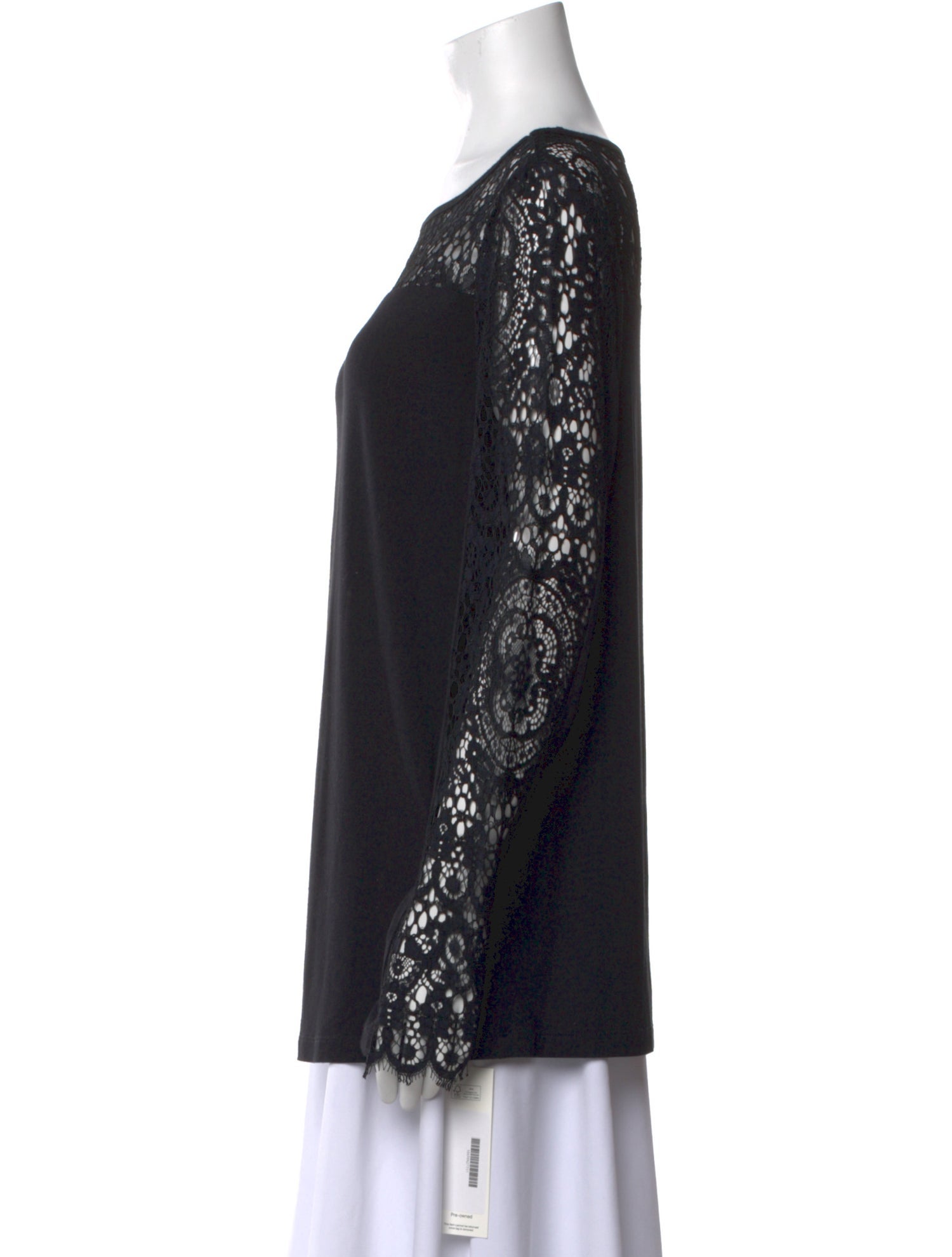 Marina Rinaldi Bateau Neckline Long Sleeve Top