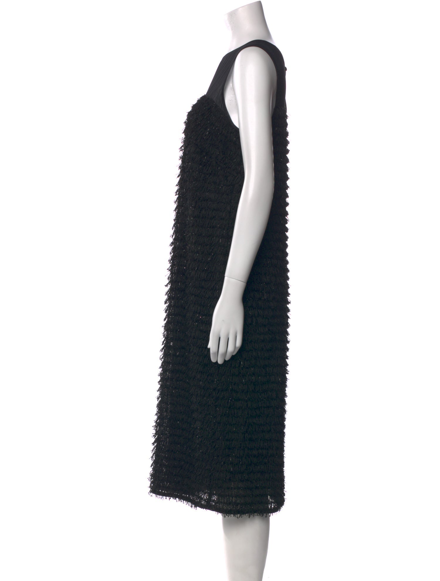 Marina Rinaldi Bateau Neckline Midi Length Dress