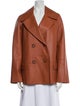 Marina Rinaldi Leather Peacoat