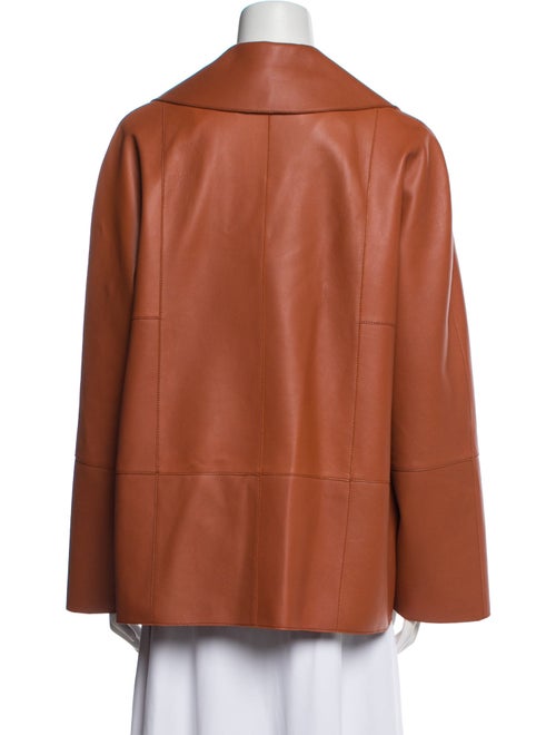 Marina Rinaldi Leather Peacoat