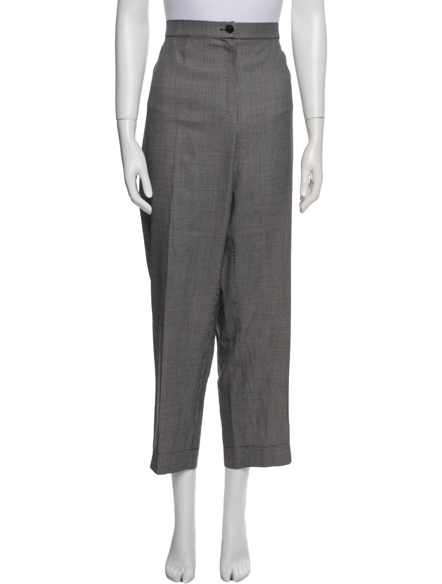 Marina Rinaldi Virgin Wool Straight Leg Pants
