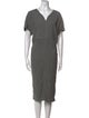Marina Rinaldi Virgin Wool Midi Length Dress