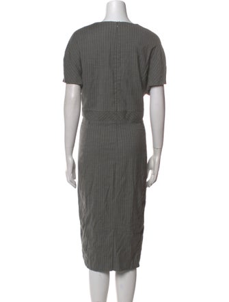 Marina Rinaldi Virgin Wool Midi Length Dress