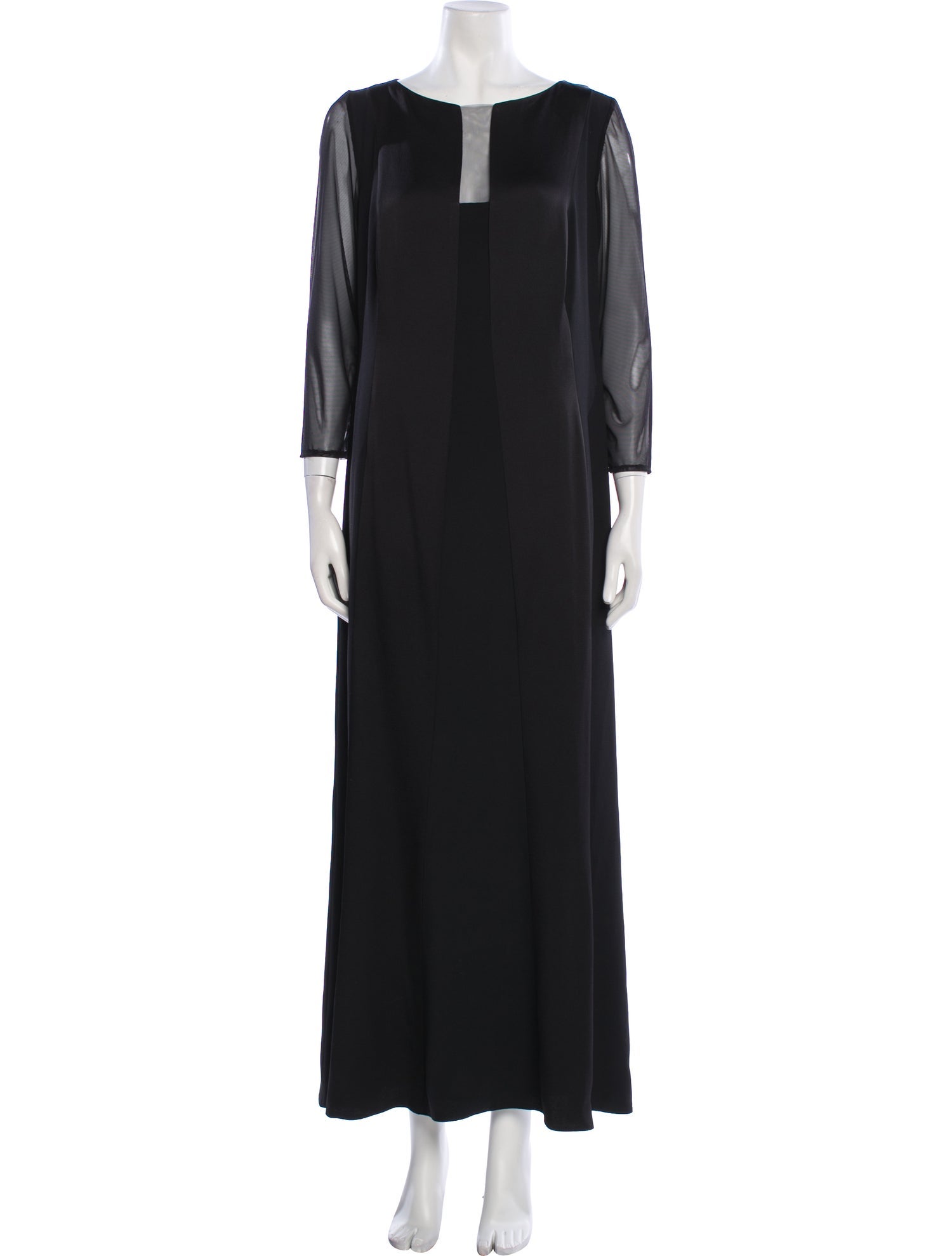 Marina Rinaldi Scoop Neck Long Dress