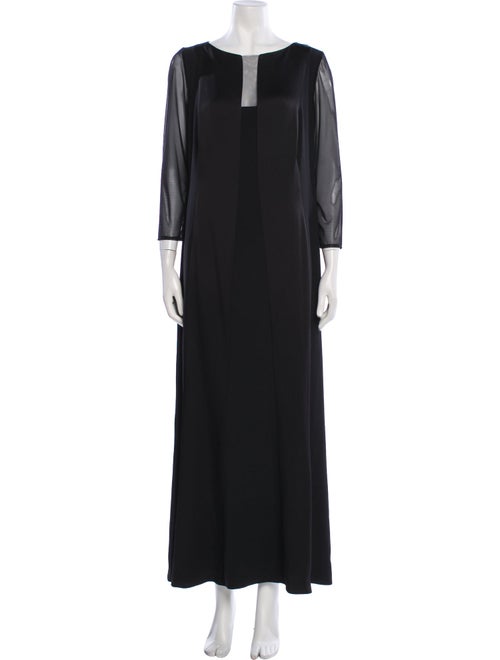 Marina Rinaldi Scoop Neck Long Dress