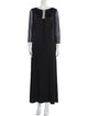 Marina Rinaldi Scoop Neck Long Dress