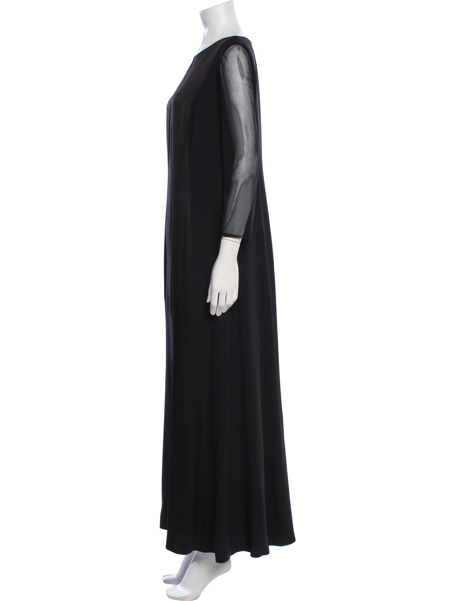 Marina Rinaldi Scoop Neck Long Dress