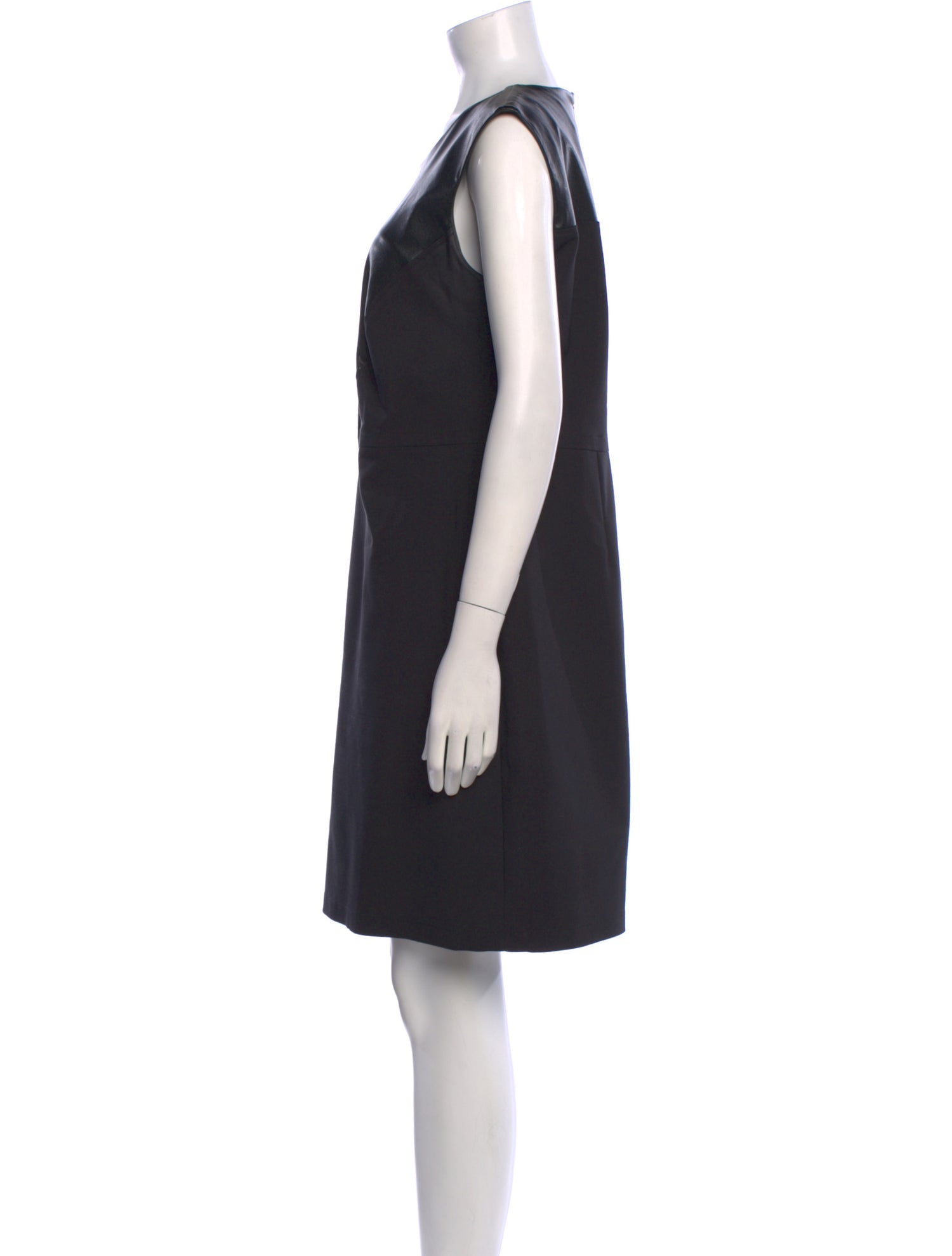 Marina Rinaldi Scoop Neck Mini Dress