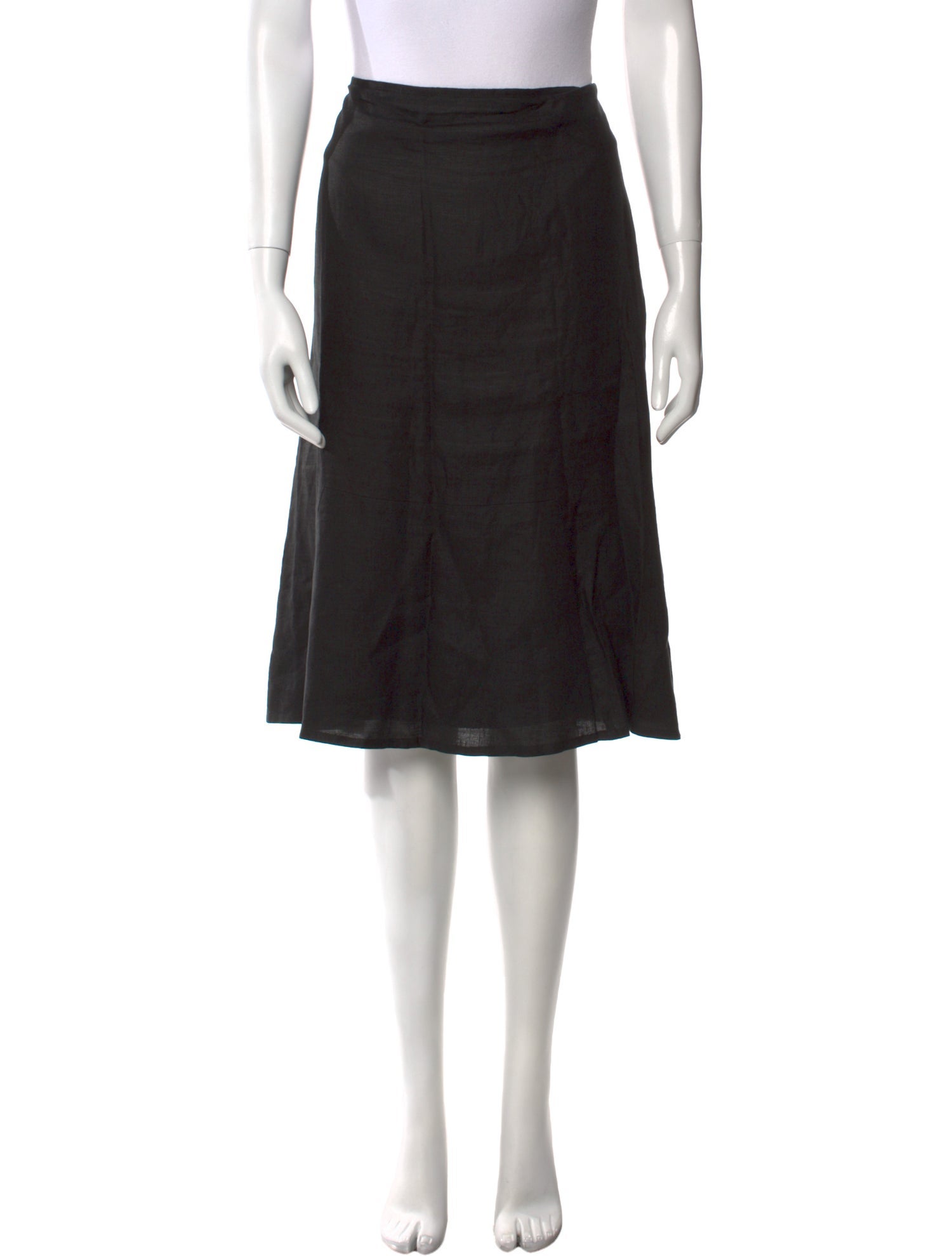 Marina Rinaldi Linen Knee-Length Skirt