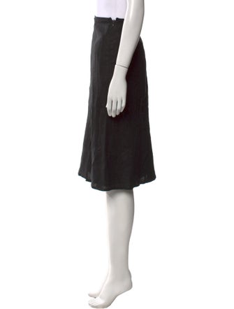 Marina Rinaldi Linen Knee-Length Skirt
