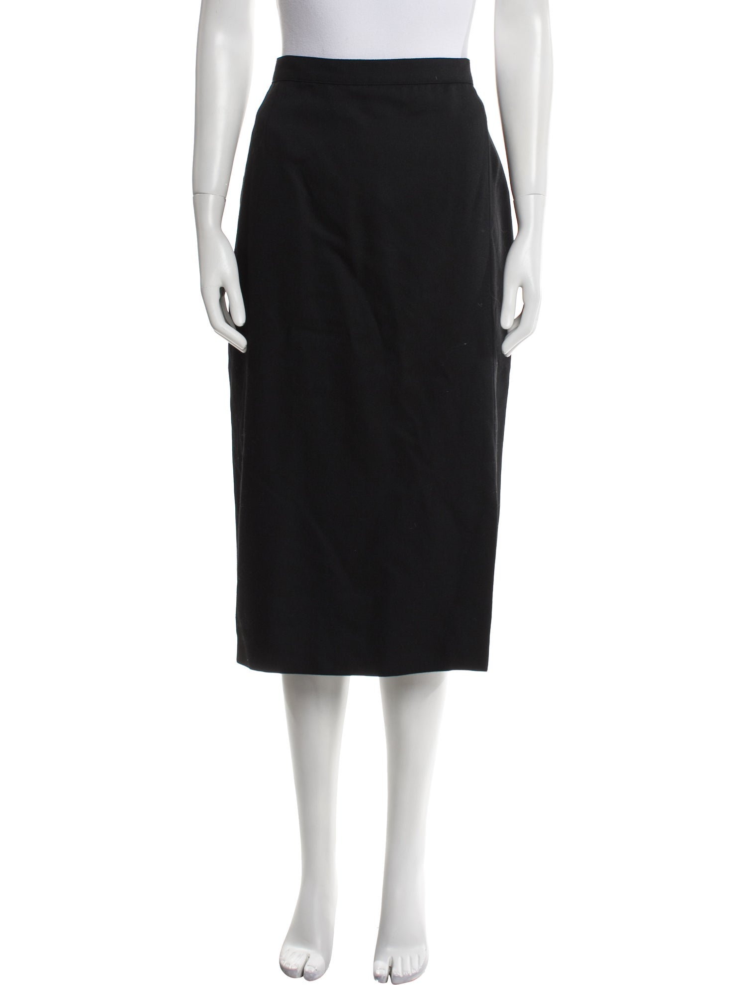Marina Rinaldi Virgin Wool Midi Length Skirt