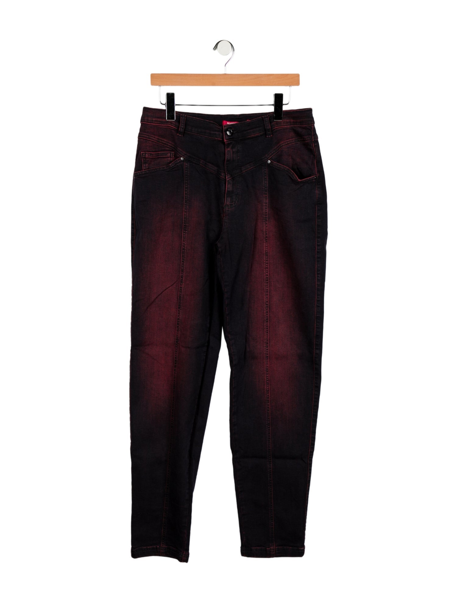 Marina Rinaldi High-Rise Straight Leg Jeans