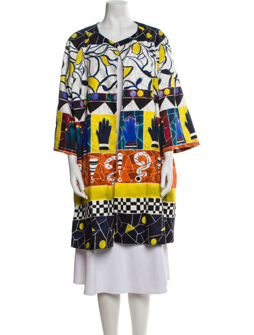 Marina Rinaldi Printed Trench Coat