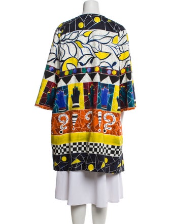 Marina Rinaldi Printed Trench Coat