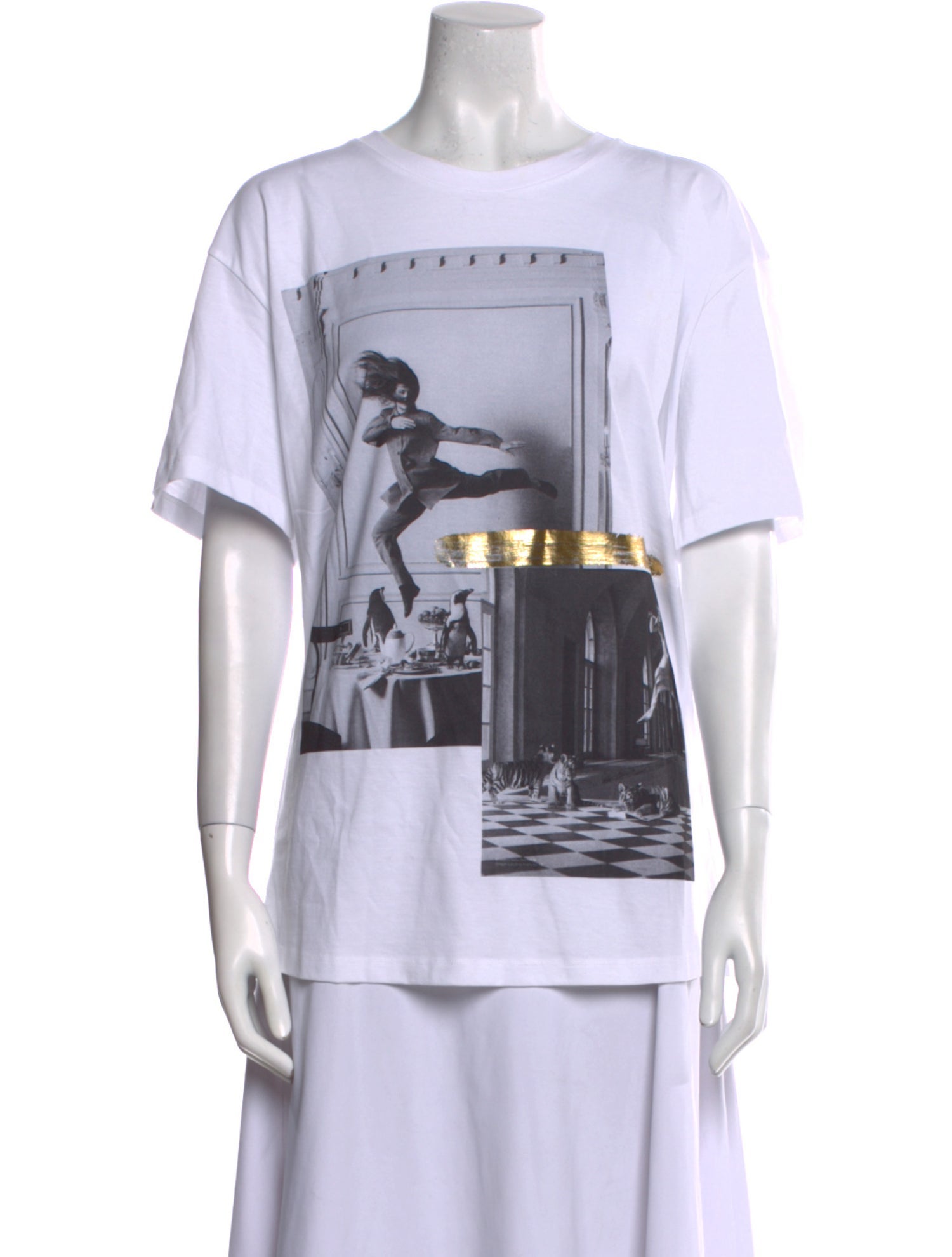 Marina Rinaldi Graphic Print Crew Neck T-Shirt