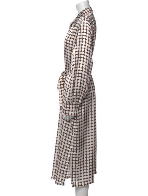 Marina Rinaldi Plaid Print Long Dress