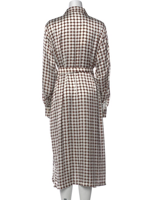 Marina Rinaldi Plaid Print Long Dress