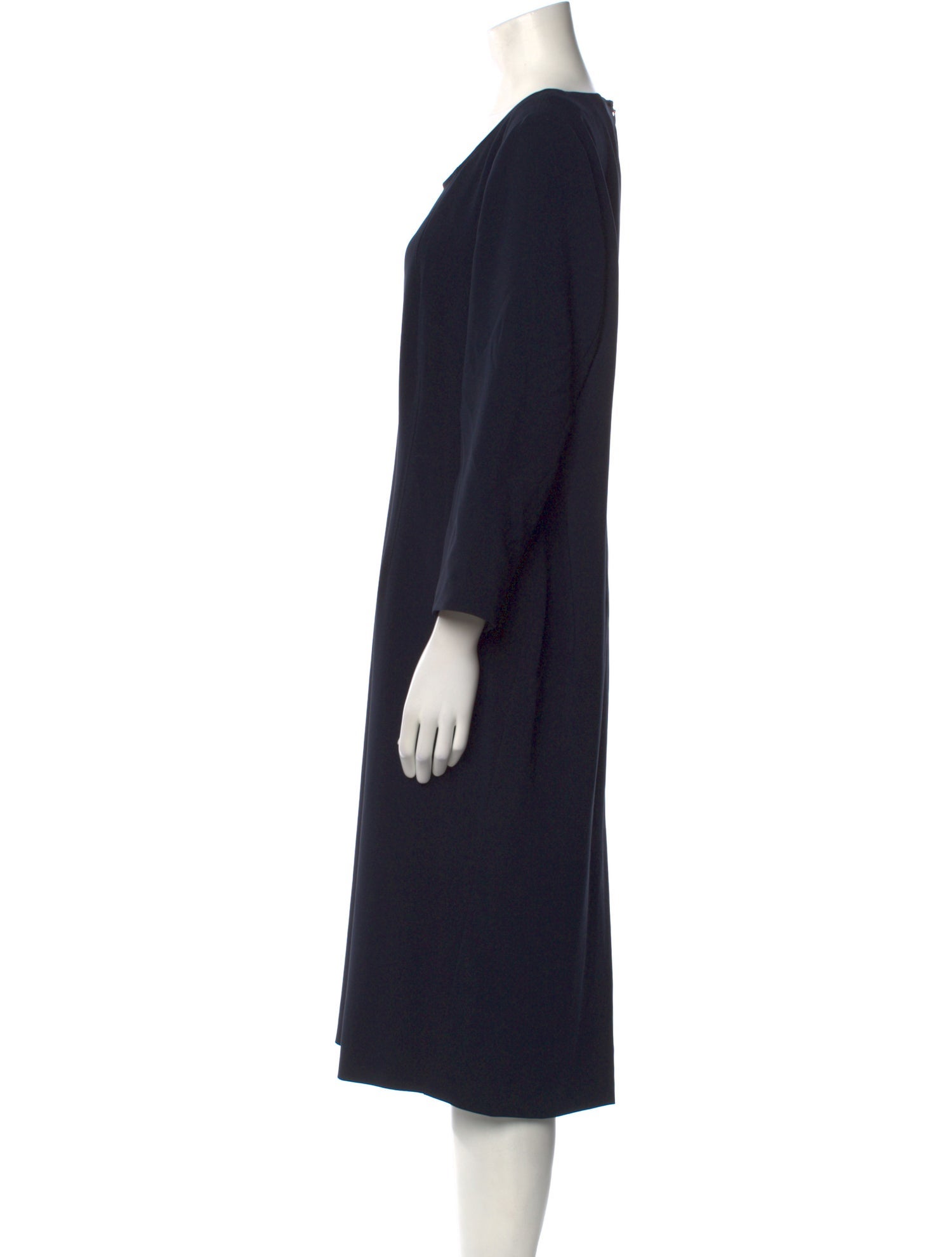 Marina Rinaldi Scoop Neck Midi Length Dress