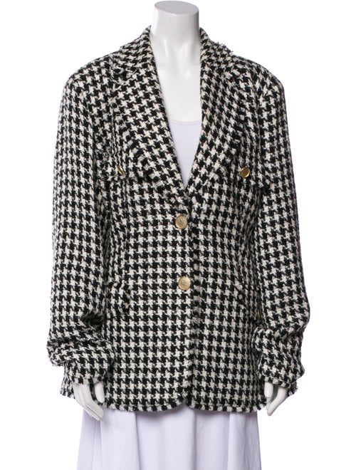 Marina Rinaldi Houndstooth Print Blazer