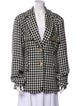 Marina Rinaldi Houndstooth Print Blazer