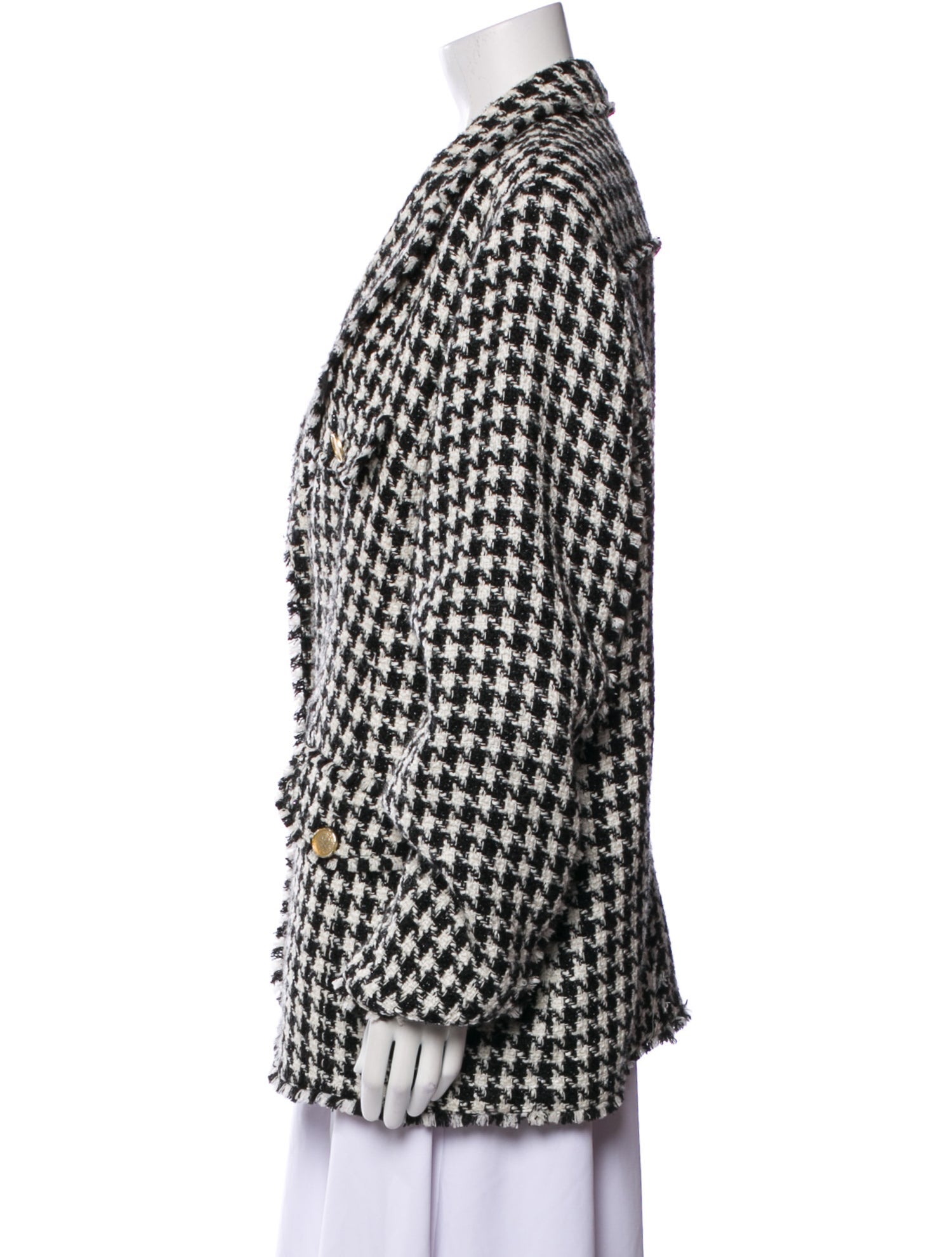 Marina Rinaldi Houndstooth Print Blazer