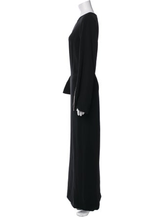 Marina Rinaldi Scoop Neck Long Dress
