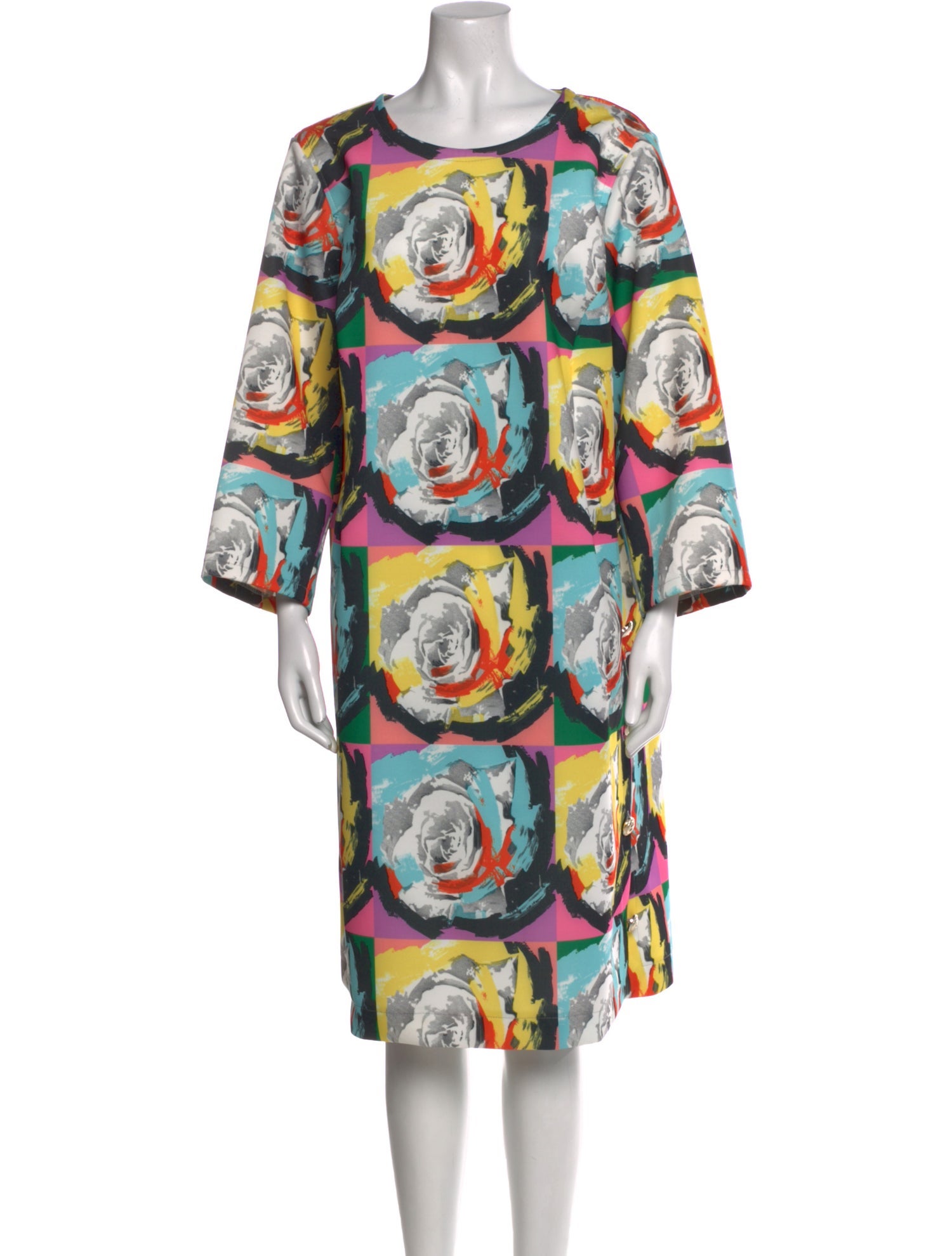 Marina Rinaldi Printed Midi Length Dress