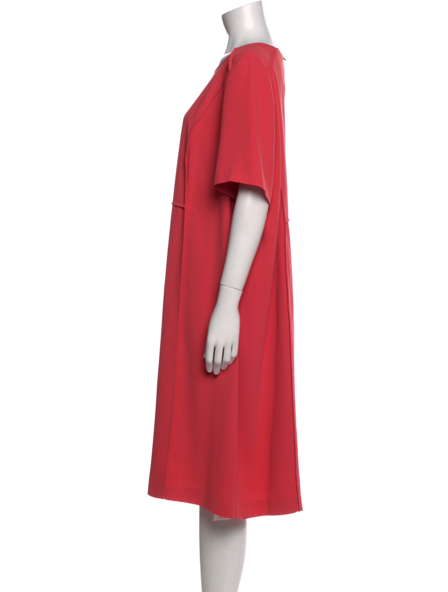 Marina Rinaldi Bateau Neckline Midi Length Dress