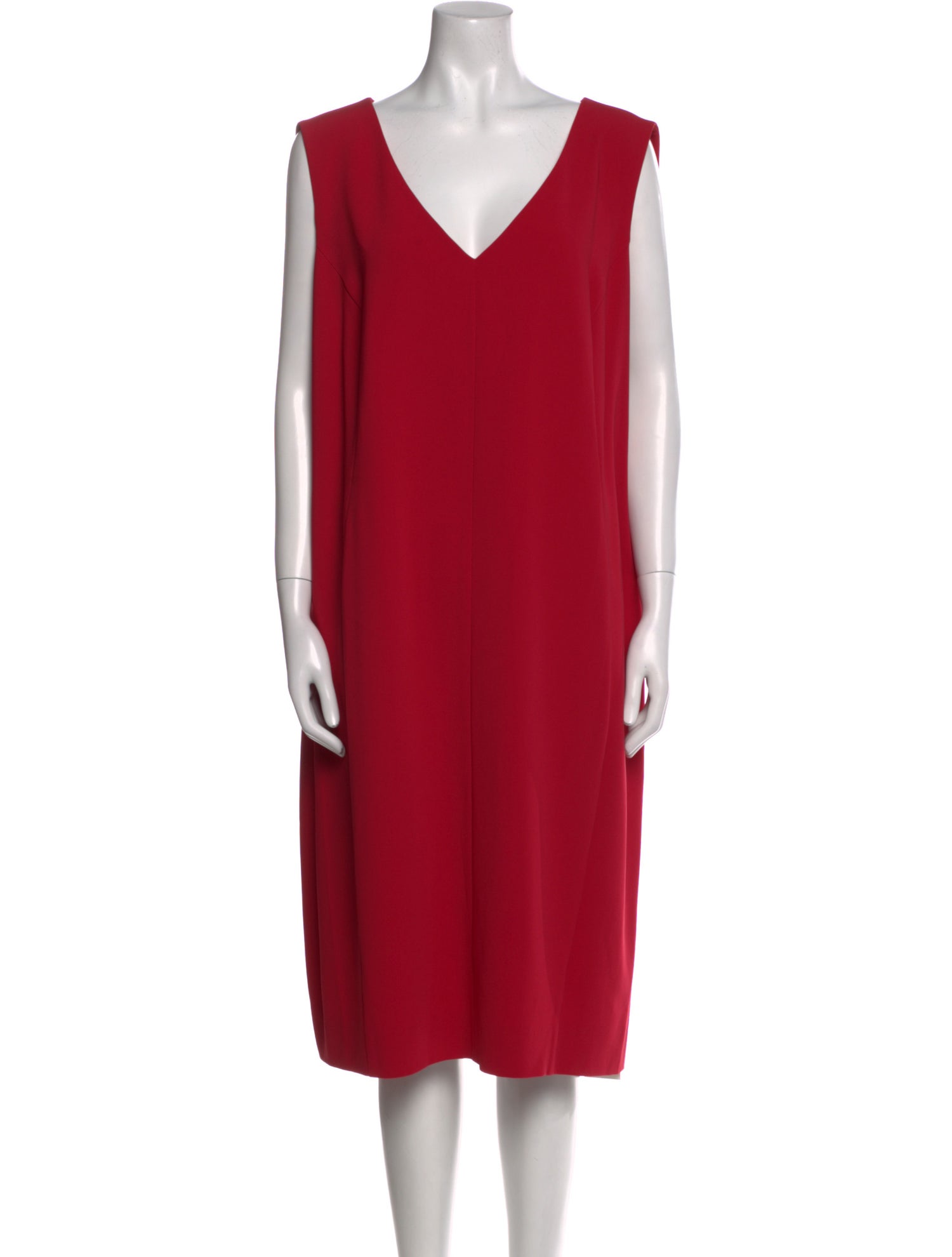 Marina Rinaldi V-Neck Midi Length Dress w/ Tags