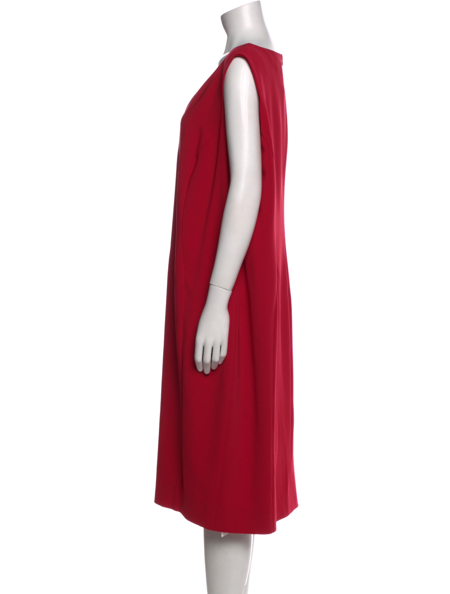 Marina Rinaldi V-Neck Midi Length Dress w/ Tags