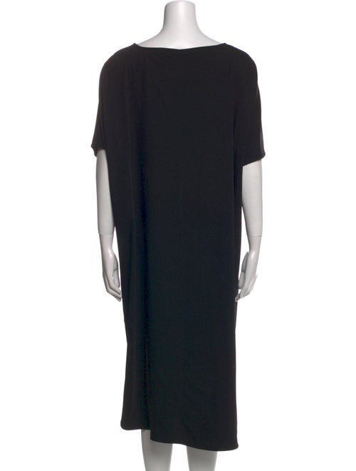 Marina Rinaldi Bateau Neckline Midi Length Dress