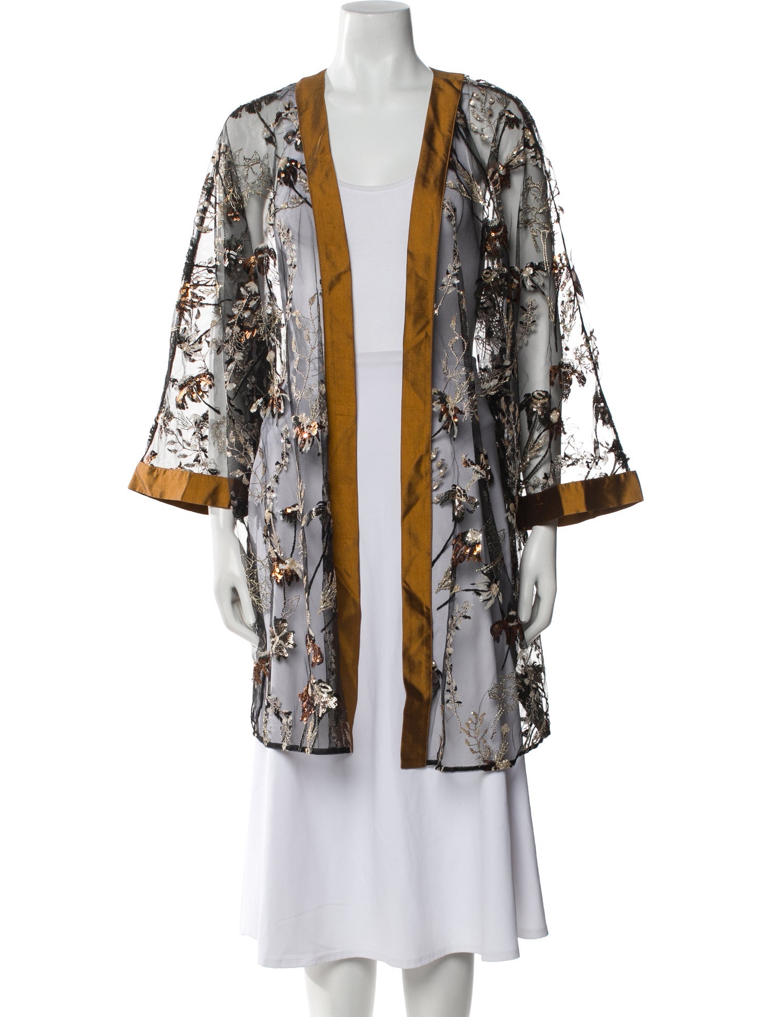 Marina Rinaldi Printed Robe w/ Tags