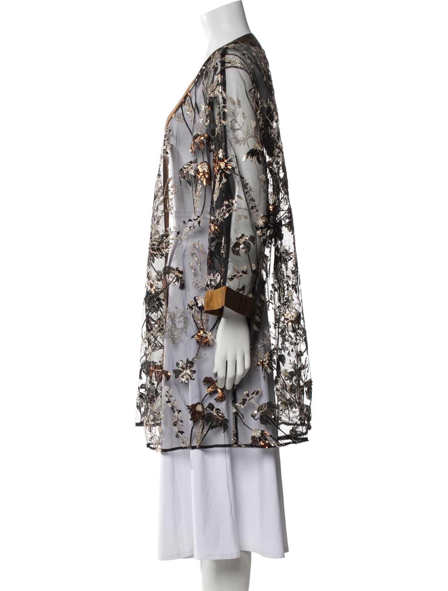 Marina Rinaldi Printed Robe w/ Tags