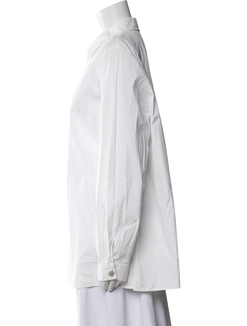 Marina Rinaldi Long Sleeve Button-Up Top