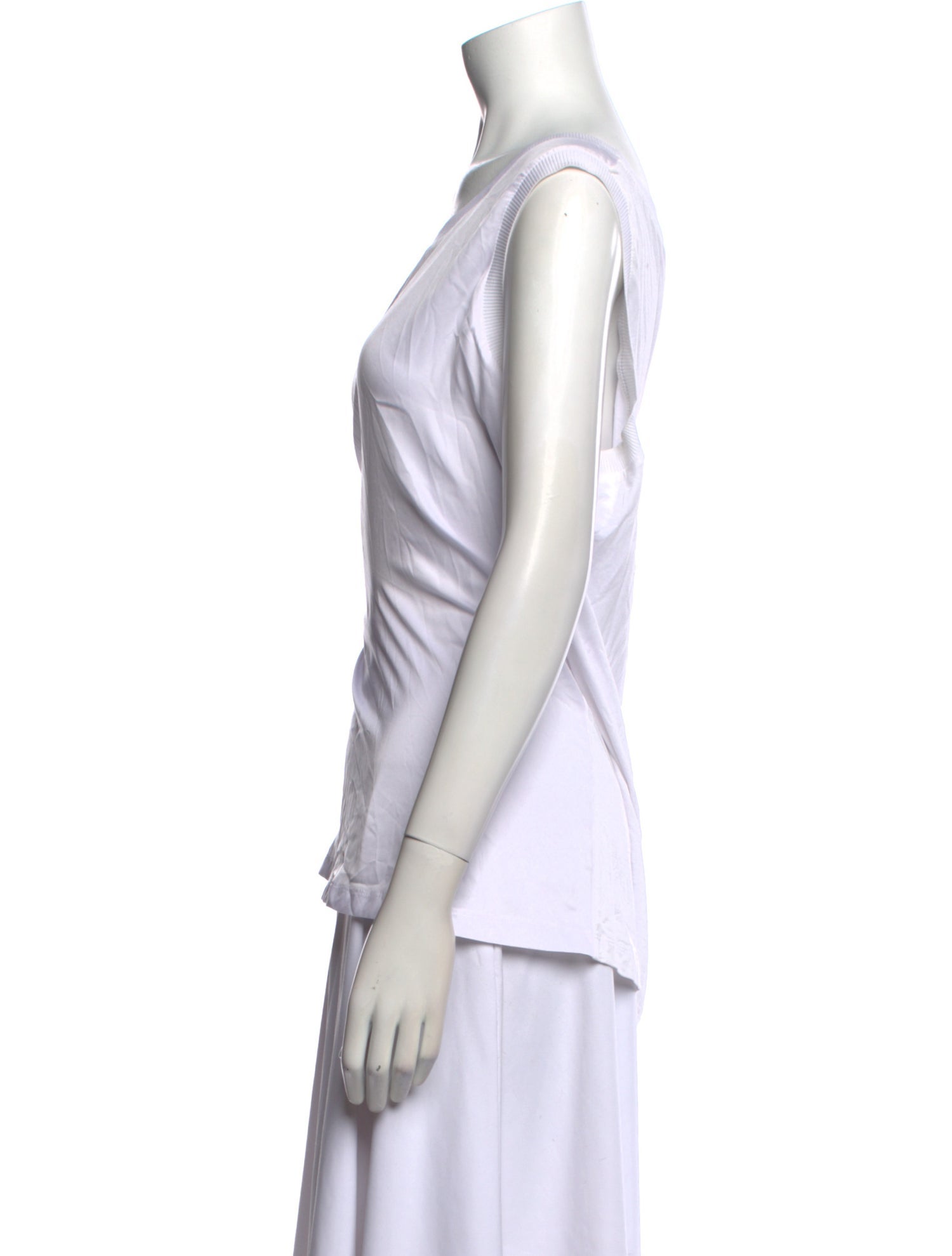 Marina Rinaldi Bateau Neckline Sleeveless Top