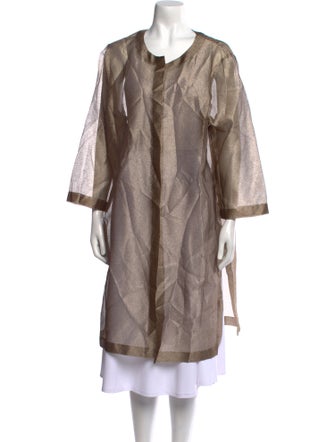 Marina Rinaldi Animal Print Cowl Neck Tunic