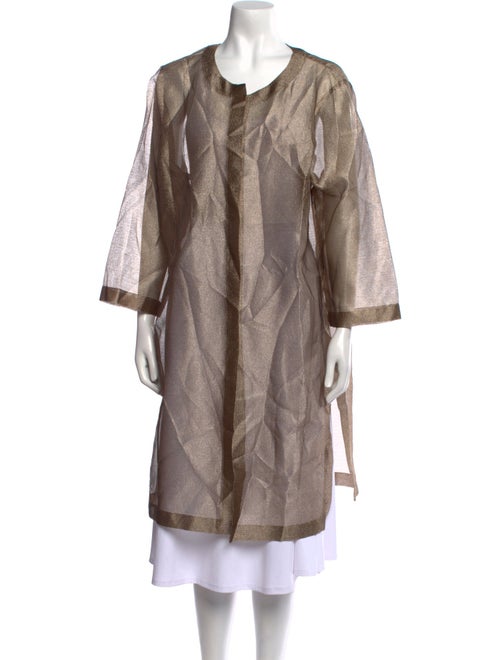 Marina Rinaldi Animal Print Cowl Neck Tunic