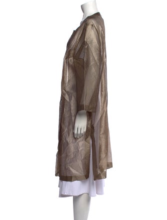 Marina Rinaldi Animal Print Cowl Neck Tunic