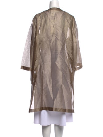 Marina Rinaldi Animal Print Cowl Neck Tunic