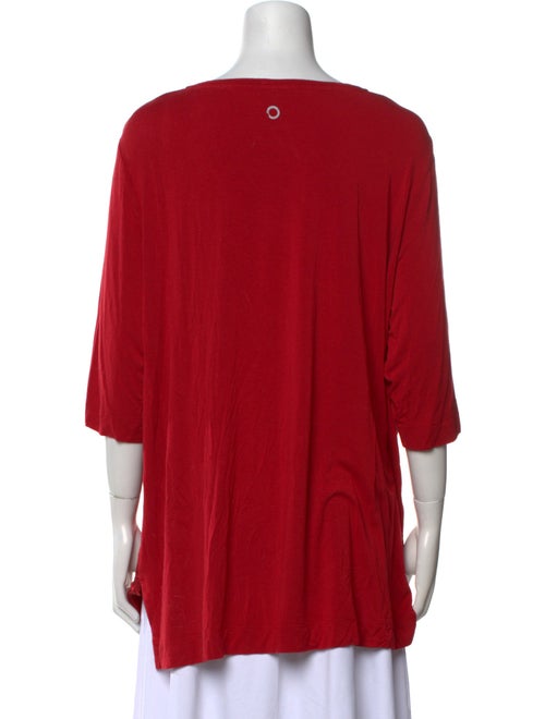 Marina Rinaldi Scoop Neck Short Sleeve Tunic