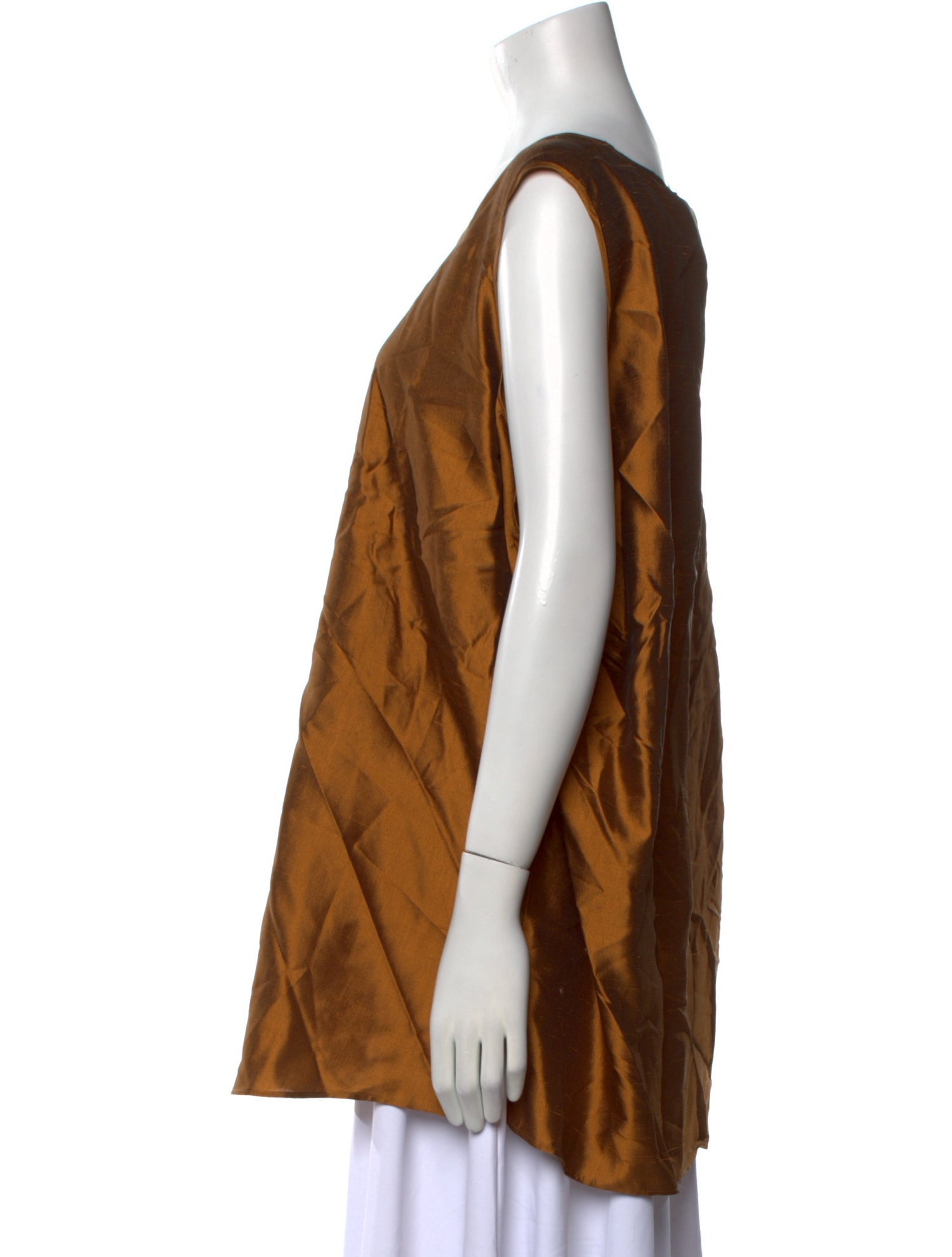 Marina Rinaldi Silk Scoop Neck Tunic w/ Tags