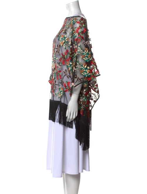 Marina Rinaldi Printed Bateau Neckline Sweater