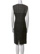 Marina Rinaldi Wool Knee-Length Dress