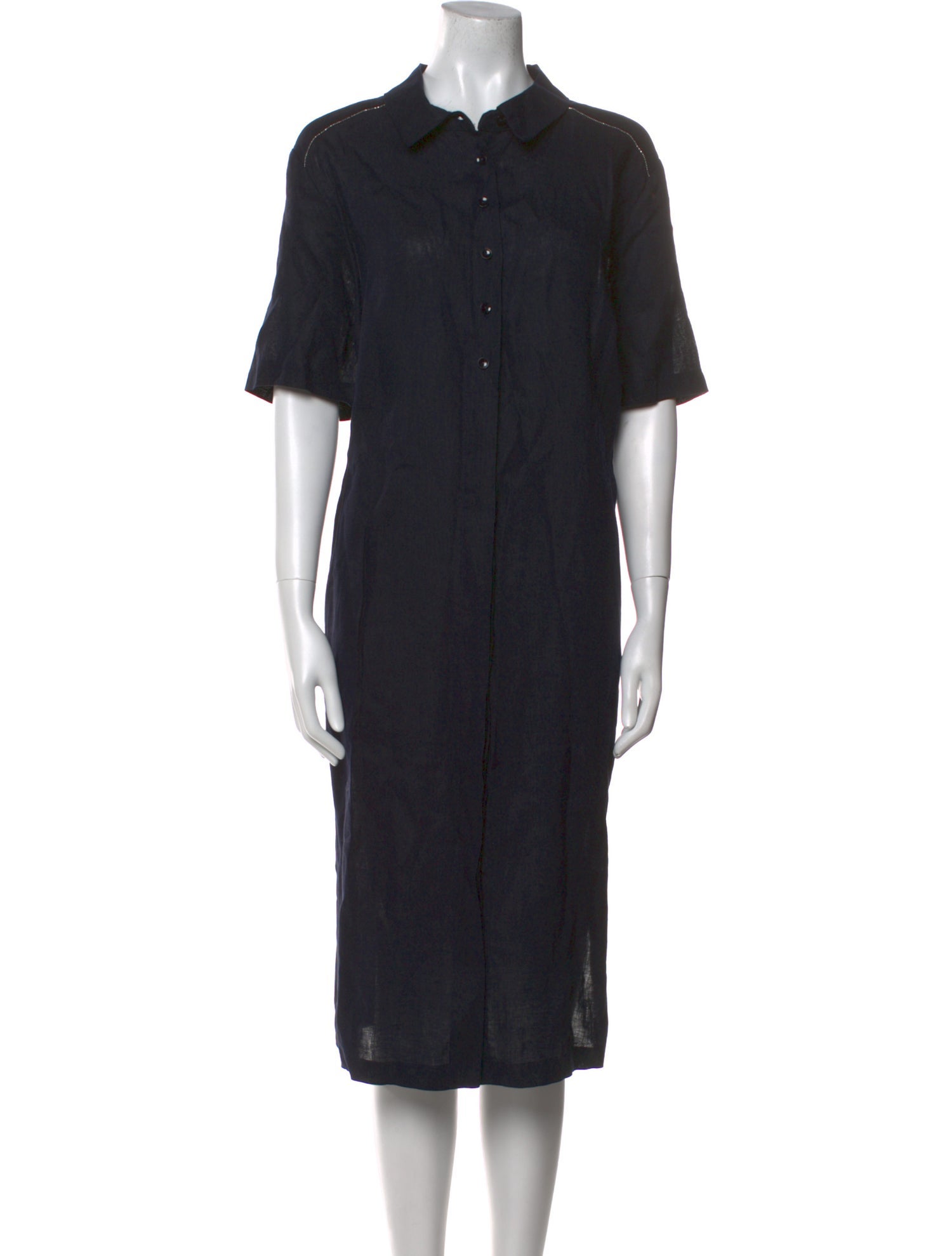 Marina Rinaldi Linen Midi Length Dress