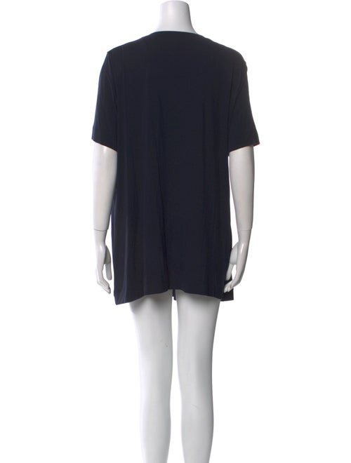 Marina Rinaldi Scoop Neck Mini Dress