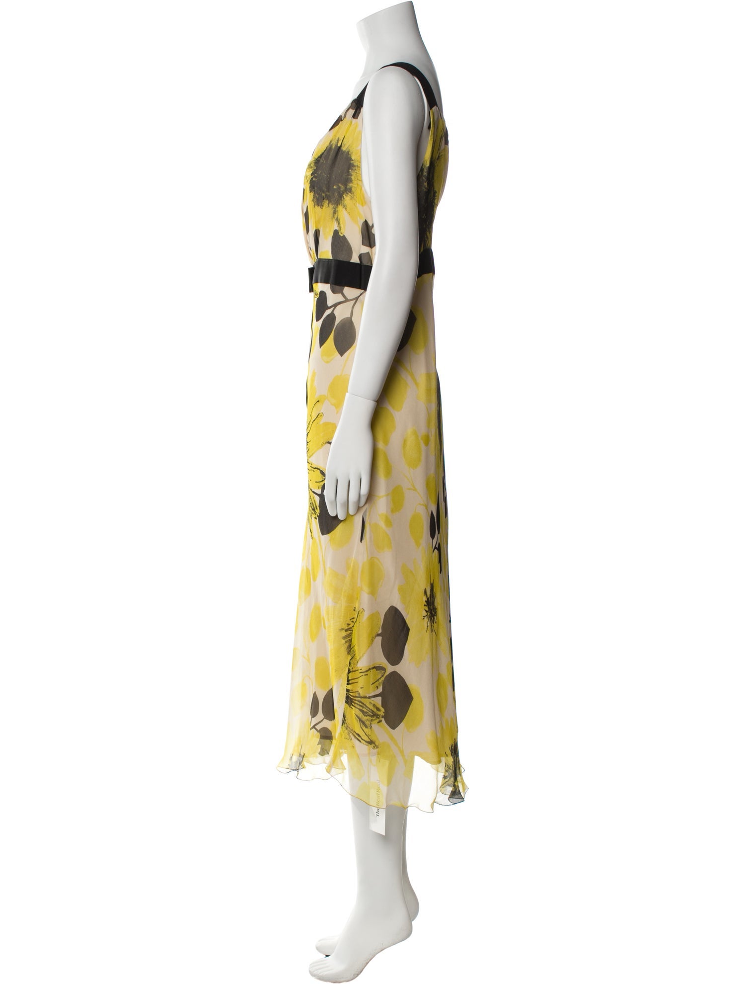 Marina Rinaldi Silk Midi Length Dress w/ Tags
