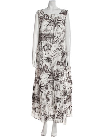 Marina Rinaldi Floral Print Long Dress