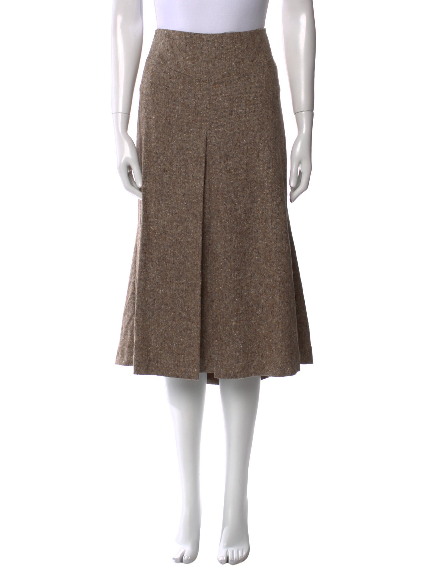 Marina Rinaldi Virgin Wool Midi Length Skirt w/ Tags