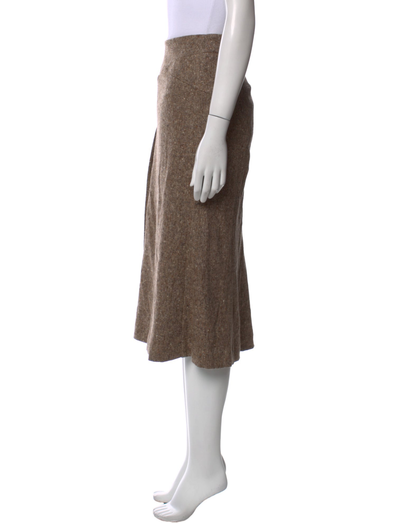 Marina Rinaldi Virgin Wool Midi Length Skirt w/ Tags