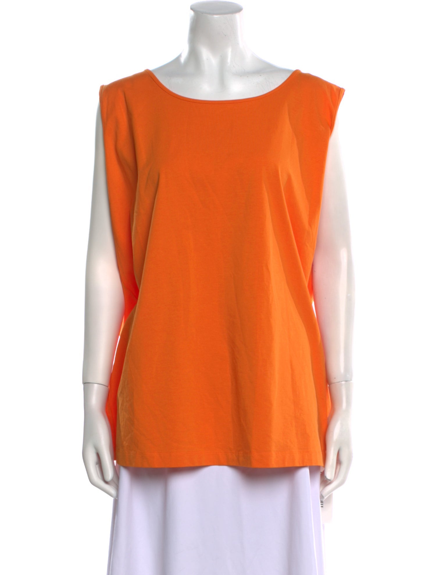 Marina Rinaldi Bateau Neckline Sleeveless Top